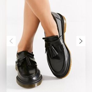 Dr. Martens - ADRIAN SMOOTH LEATHER TASSEL LOAFERS - Size US 11 Womens